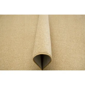 Koberec 200 x 200 cm KOBEREC DO OBÝVACÍHO POKOJE DYNASTY NA FILCU BÉŽOVÝ NA MÍRU