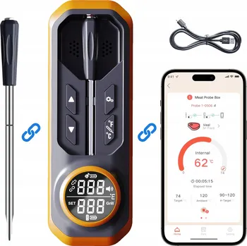 Kuchyňský teploměr Kuchyňský teploměr s sondou GRAM PRES