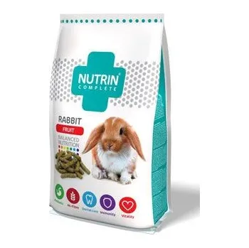 Krmivo pro hlodavce Nutrin Complete Králík Adult Fruit 400g poškozený obal