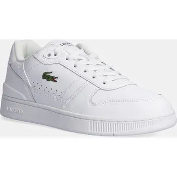 Pánská obuv Kožené tenisky Lacoste T-Clip Set 48SMA0031 bílá 00X, EUR 45