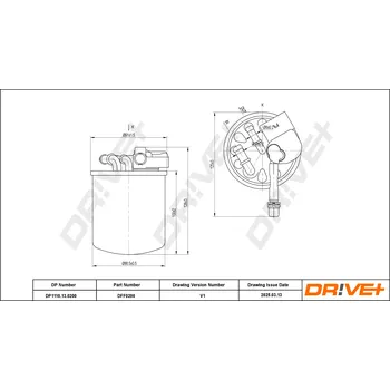 Palivový filtr Palivový filtr Dr!ve+ DP1110.13.0200