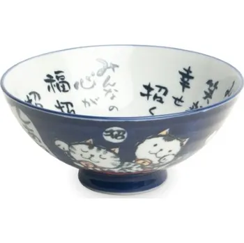 Japonská miska Kočky Cats Granátová 14 cm