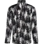 Pánská fleecová mikina ALPINE PRO EFLIN XL Černá, Šedá, Bílá