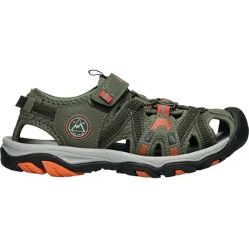 Dámské sandále Juniorské sandály LOAP GRAFF 39 Tmavě zelená, Černá, Oranžová