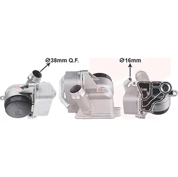 Chladič motoru Olejový chladič pro motorový olej VAN WEZEL 06013779