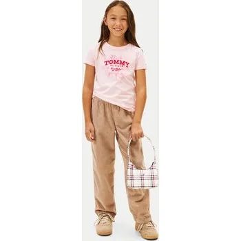 Pánské tričko Tommy Hilfiger T-Shirt KG0KG09257 D Růžová Regular Fit 12Y