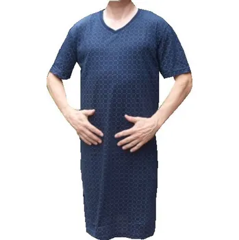 Pánská noční košile xcena Bavlněné pánské noční košile V Velikost: XXXL