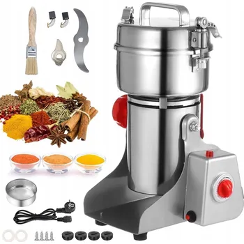 Mlýnek na kávu ELEKTRICKÝ MLÝNEK NA KÁVU SEMEN OŘECHŮ KOŘENÍ OBILÍ DRTIČ