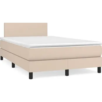 Postel Kontinentální postel cappuccino s matrací 203 x 120 x 78/88 cm