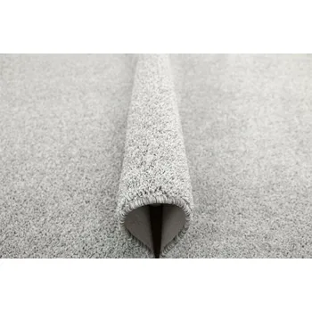 Koberec KOBEREC ŠEDÝ MĚKOUČKÝ SHAGGY NA FILCU DO OBÝVACÍHO POKOJE LOŽNICE SPHINX 200x200 cm