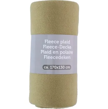 deka Fleecová deka Edco polar 130 cm x 170 cm zelená