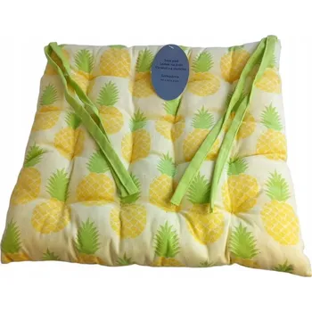 Polštář Bavlněný Polštář na židli Bavlna vázaným potiskem 40x40