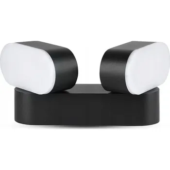 Nástěnné svítidlo Nástěnné Svítidlo V-TAC 12W LED Otočné 350° Černé VT-814 teplá bílá 1100lm