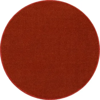 Koberec KOBEREC KULATÝ ČERVENÝ MĚKKÝ VLAS DO OBÝVACÍHO POKOJE LOŽNICE LIMA prům. 150 cm