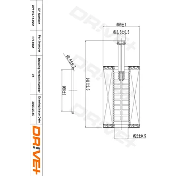 Olejový filtr Olejový filtr Dr!ve+ DP1110.11.0061