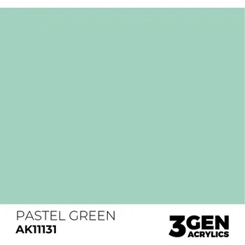 Modelářská barva AK Interactive Pastel Green AK11131 - 17 ml