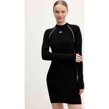 Dámské šaty Šaty Tommy Jeans DW0DW21914 černá 99X, vel. M