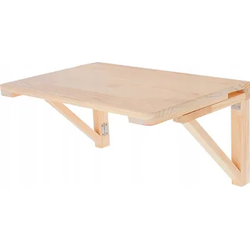 Psací stůl Skládací nástěnný stůl 60x40 cm se zaoblenými rohy
