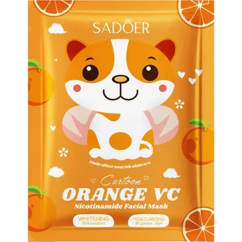 Pleťová maska SADOER PLEŤOVÁ MASKA V PLÁTKU S VITAMÍNEM C - POMERANČ