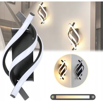 Nástěnné svítidlo NOVÁ NÁSTĚNNÁ LAMPA LED VNITŘNÍ DO LOŽNICE, OBÝVACÍHO POKOJE 22W 3000K