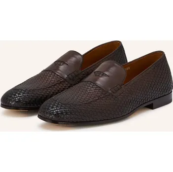 Pánské mokasíny Doucal's Penny Loafers, tmavě hnědá