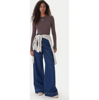 Tommy Jeans Halenka DW0DW20178 Hnědá Slim Fit M