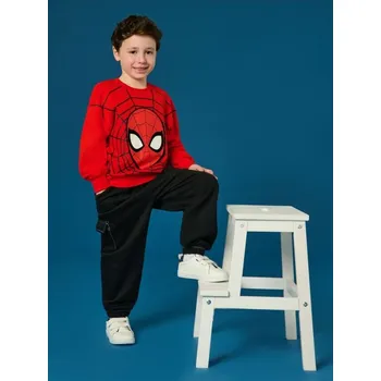 Chlapecká mikina Sinsay - Mikina Spider-Man - červená - 788CG-33X - 788CG-33X-134-4