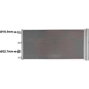 Ventilátor topení a klimatizace Kondenzátor klimatizace VAN WEZEL 18015730