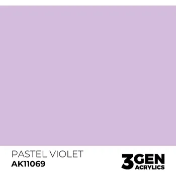 Modelářská barva AK Interactive Pastel Violet AK11069 - 17 ml