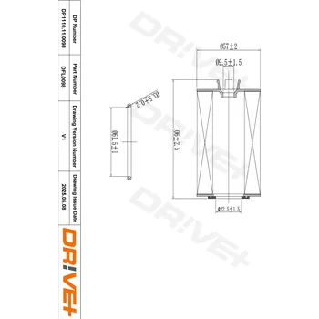 Olejový filtr Olejový filtr Dr!ve+ DP1110.11.0098