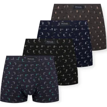 Boxerky Pánské boxerky MPC80732 (MIX BAREV) 4 kusy - L