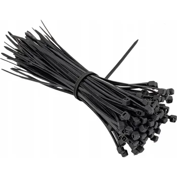 Organizace kabelů Stahovací pásky pásky černé 160x2,5mm UV 100 kusů Geko