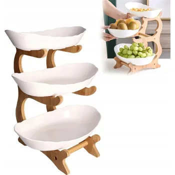 Obraz Koš na ovoce bambusový hnědý