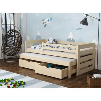 Dětská postel Dětská postel s přistýlkou Jola Barva dřeva: Šedá, 80x180