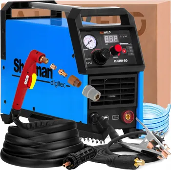 Svářečka Plazmová řezačka CUTTER 50 plazma Sherman 45A pro řezání kovů