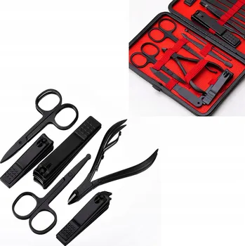 PROFESIONÁLNÍ SADA NA PEDIKÚRU A MANIKÚRU 16 KUSŮ NÁSTROJŮ NA NEHTY