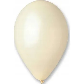 Balónek Balónky metalizované Barva slonová kost ecru 26 cm 10 Ks