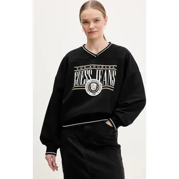 Pánská mikina Bavlněná mikina Guess Jeans W6RQ09.K68I4 černá 99X, vel. L