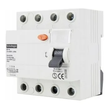 Proudový chránič Schelinger Proudový chránič 4P 40A 30mA AC A03-K7-4-40-030