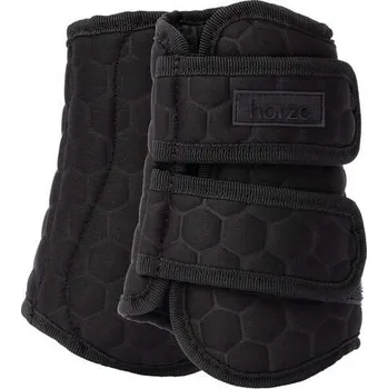 Vybavení pro koně Ochranné kamaše Horze Urban Vitality Barva: černá, Velikost: M černá a modrá barva