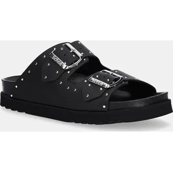 Dámská obuv Kožené pantofle Scholl BEATRIZ F306131004 černá 99X, EUR 40