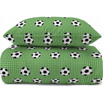 Povlečení Sada povlečení Detexpol 160 x 200 cm zelená