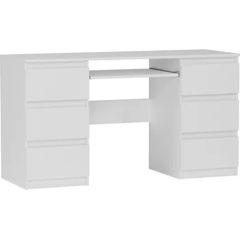 Psací stůl Obdélníkový psací stůl Framire 140 x 50 x 77 cm bílý