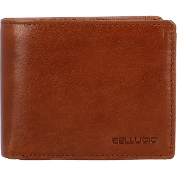 Peněženka Pánská kožená peněženka koňaková - Bellugio Antoni koňak