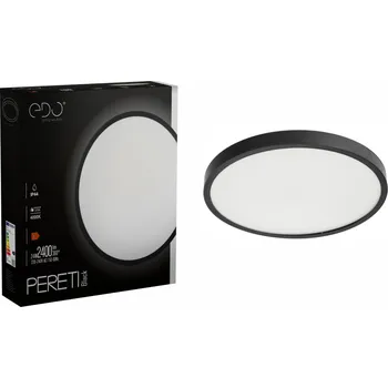 Edo Stropní Svítidlo LED Stropní svítidlo přisazené Pereti 24W 4000K IP44 černé 35 cm