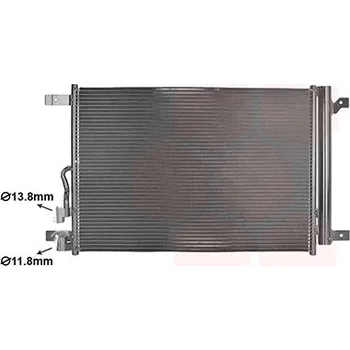 Ventilátor topení a klimatizace Kondenzátor klimatizace VAN WEZEL 03015705