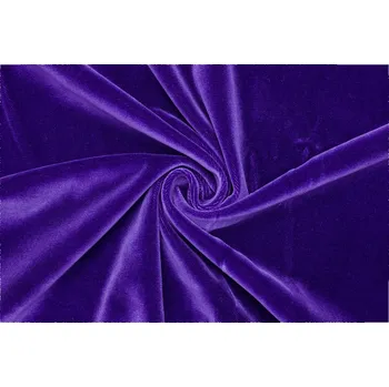 Samet bavlněný - Fialový 2. Jakost kus 1,8 m