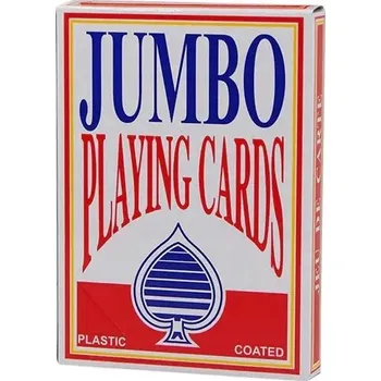 Poker Hrací karty velké Jumbo 28x21 cm