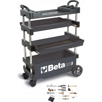 Dílenský vozík na nářadí BETA , 4 police, 100 KS