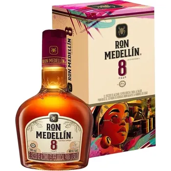 Rum Ron Medellín Gran Reserva 8 y.o. Aňos 40 % 0,7 l dárková krabička